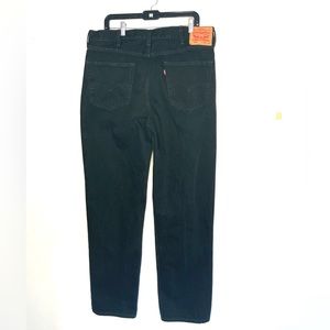 Levi’s 550 Mens Relaxed Fit Jeans Black
size 38x36